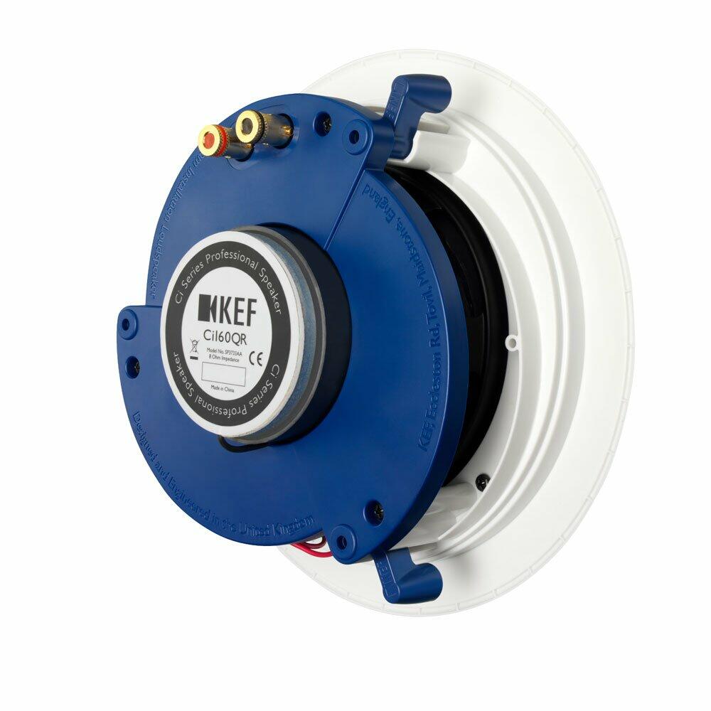 KEF CI160QR Round In-Ceiling Speaker Architectural Loudspeaker (Single)