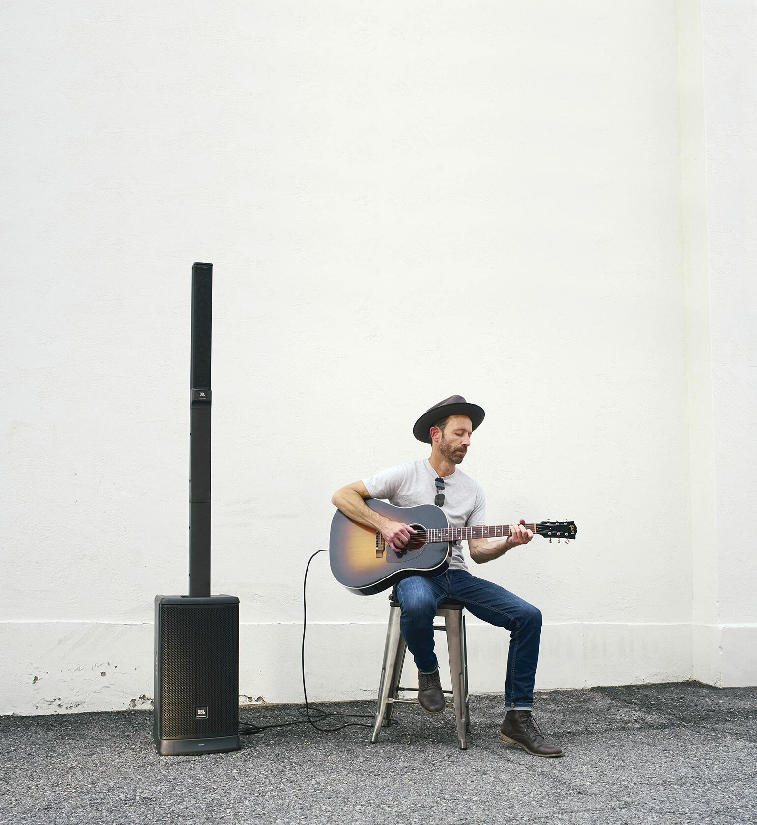 JBL Professional EON ONE Mk2 Active Battery-Powered Column Line Array Speaker System, 1500W Peak Power, 10