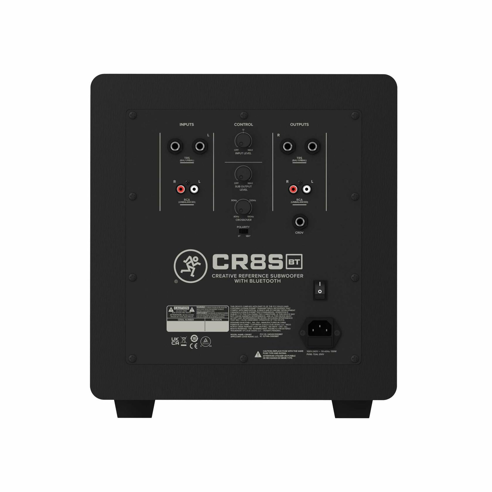 Mackie CR8SBT 8” Powered Subwoofer Bluetooth Powered Studio Monitors
