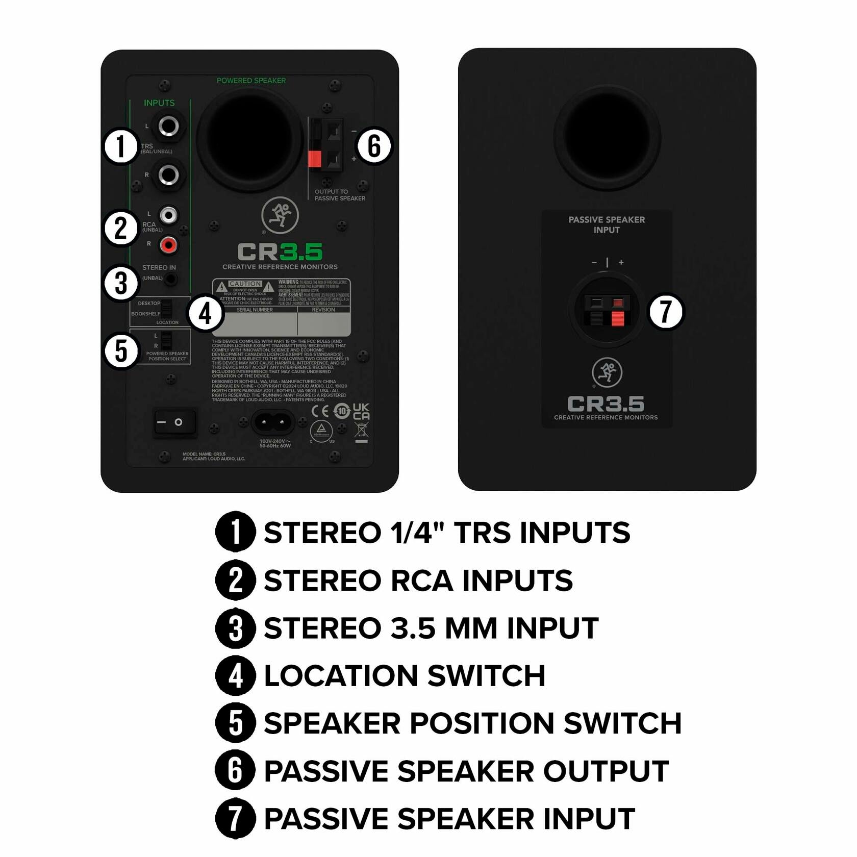 Lifestyle shot of Mackie CR5BT used for desktop gaming and music listening