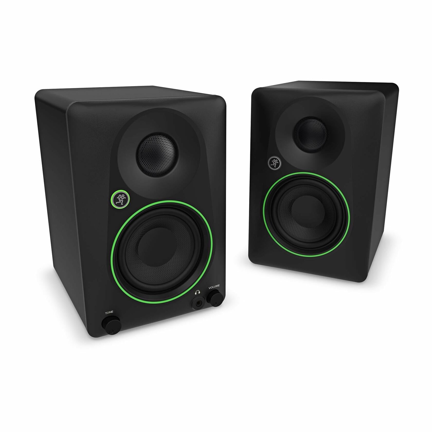 Mackie CR5BT 5.25" Creative Reference Powered Studio Monitors with Bluetooth, Tone Knob and Location Switch — Active Speakers for Music Production, Desktop Computer, Gaming, HiFi Listening