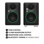Mackie CR8BT 8" Creative Reference Powered Studio Monitors with Bluetooth