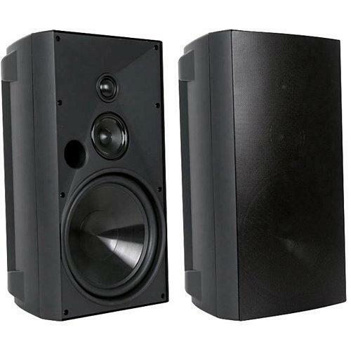 PROFICIENT AUDIO SYSTEMS AW830-BLACK 8" Indoor/Outdoor Speakers Pair, Black