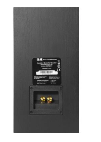 ELAC DB52-BK Debut 2.0 B5.2 2-Way Bookshelf Speakers, Black (Pair)