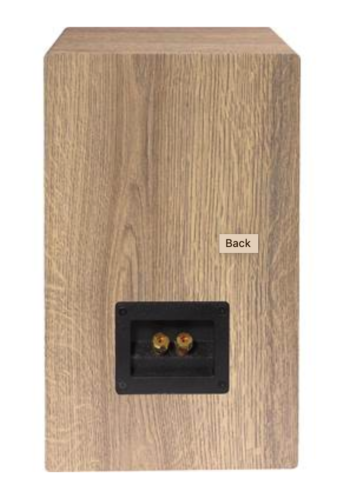ELAC Debut Reference DBR62 2-Way Bookshelf Speaker DBR62-W (White/Oak)
