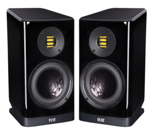 ELAC VBS403-GB Vela 2-Way Bookshelf Speakers - (Pair) Gloss Black