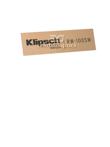 Klipsch Reference Wireless RW-100SW Subwoofer Speaker WISA (Black, Single)