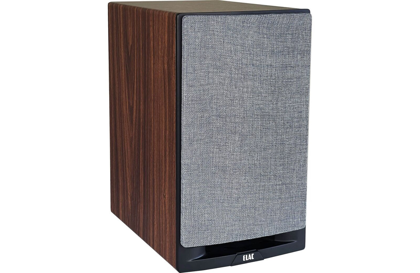 ELAC 6-1/2” Uni-Fi Reference Bookshelf Speakers - Black w/Walnut (Pr)- UBR62-BK