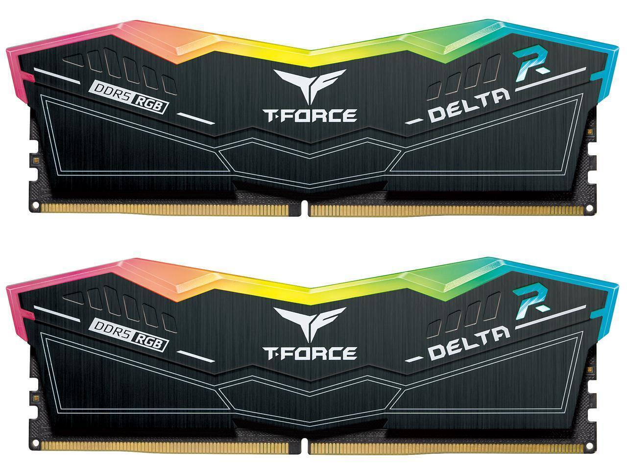 Team Group Delta RGB DDR5 32GB (2 x 16GB) 288-Pin PC RAM DDR5 7800
