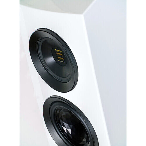 ELAC Concentro S 507 Floorstanding Speaker (White High Gloss, Single)