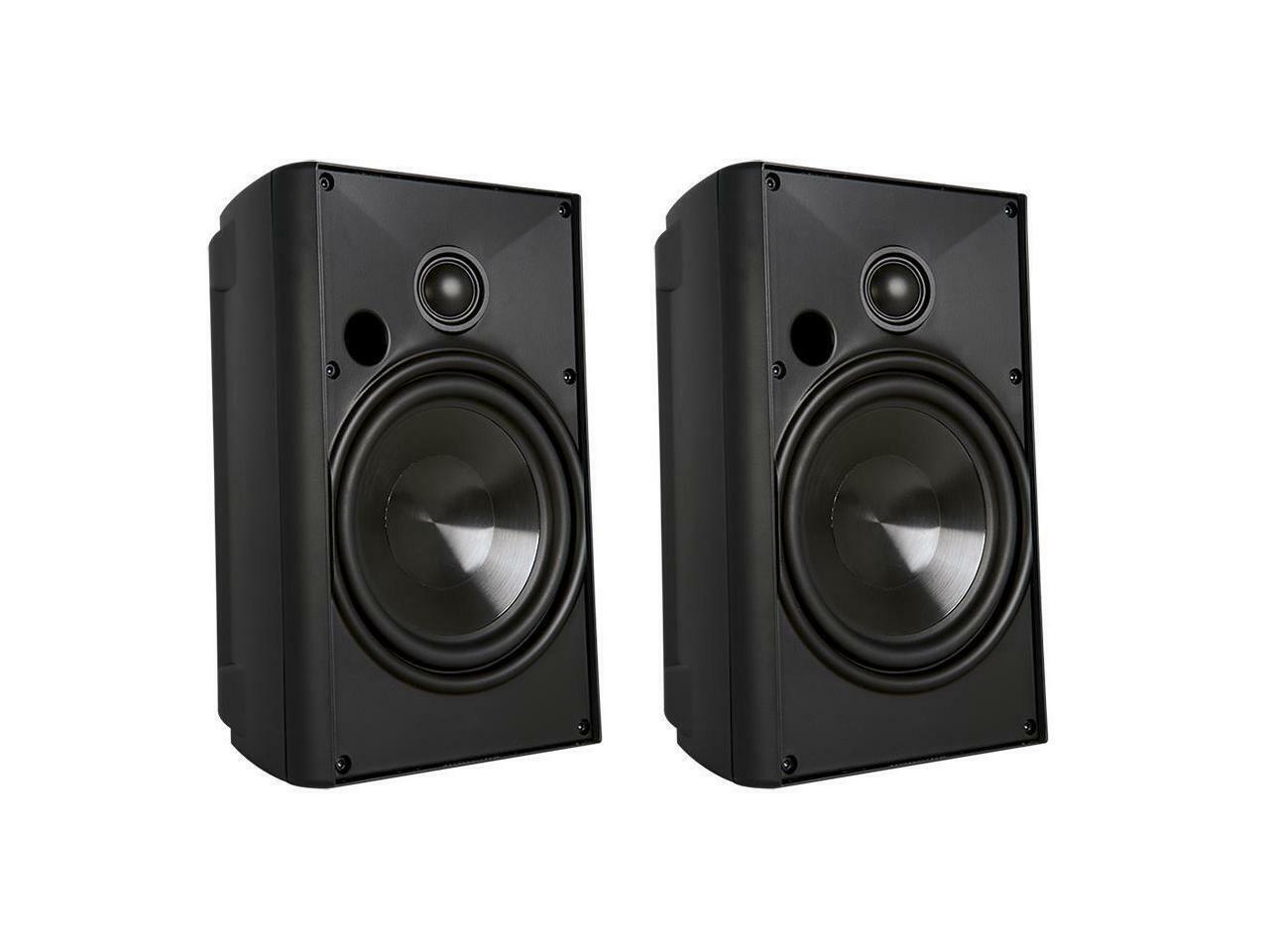 Proficient Audio AW525BLK 5.25" Outdoor/Indoor Speakers - Black (Pair)
