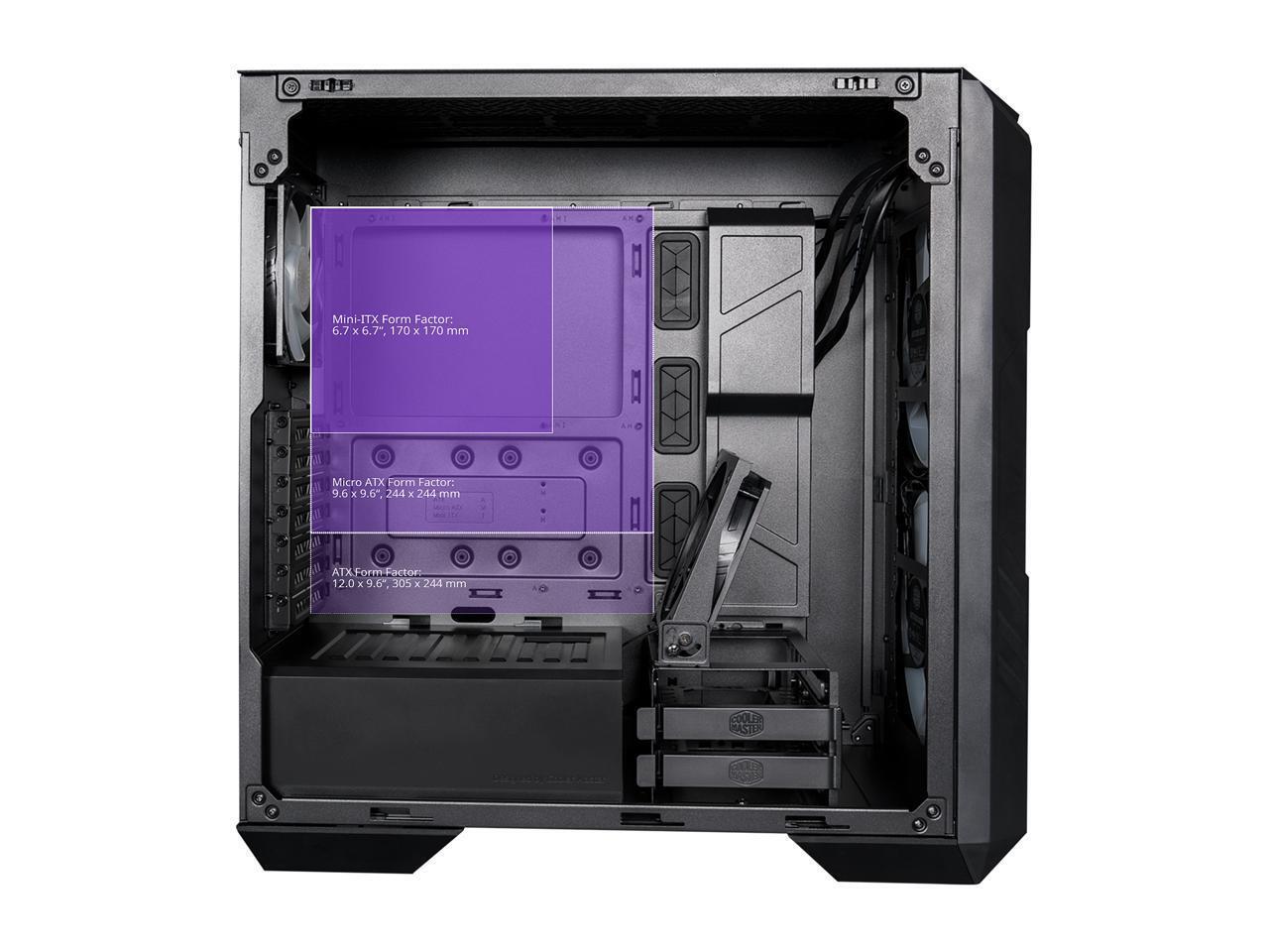 Cooler Master HAF 500 ATX Mid Tower Computer Case  H500-KGNN-S00