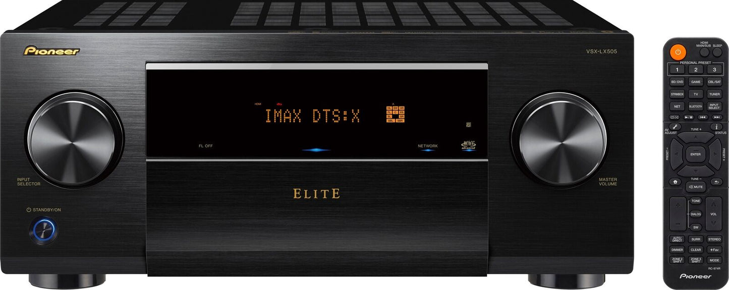 Pioneer Elite VSX-LX505 9.2 Channel Network AV Receiver with Bluetooth Black